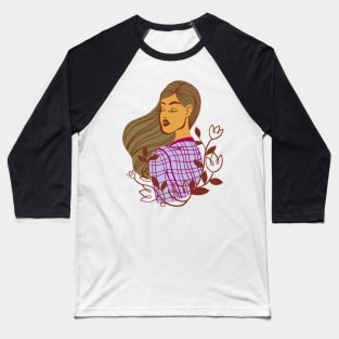 Aesthetic girl Baseball T-Shirt